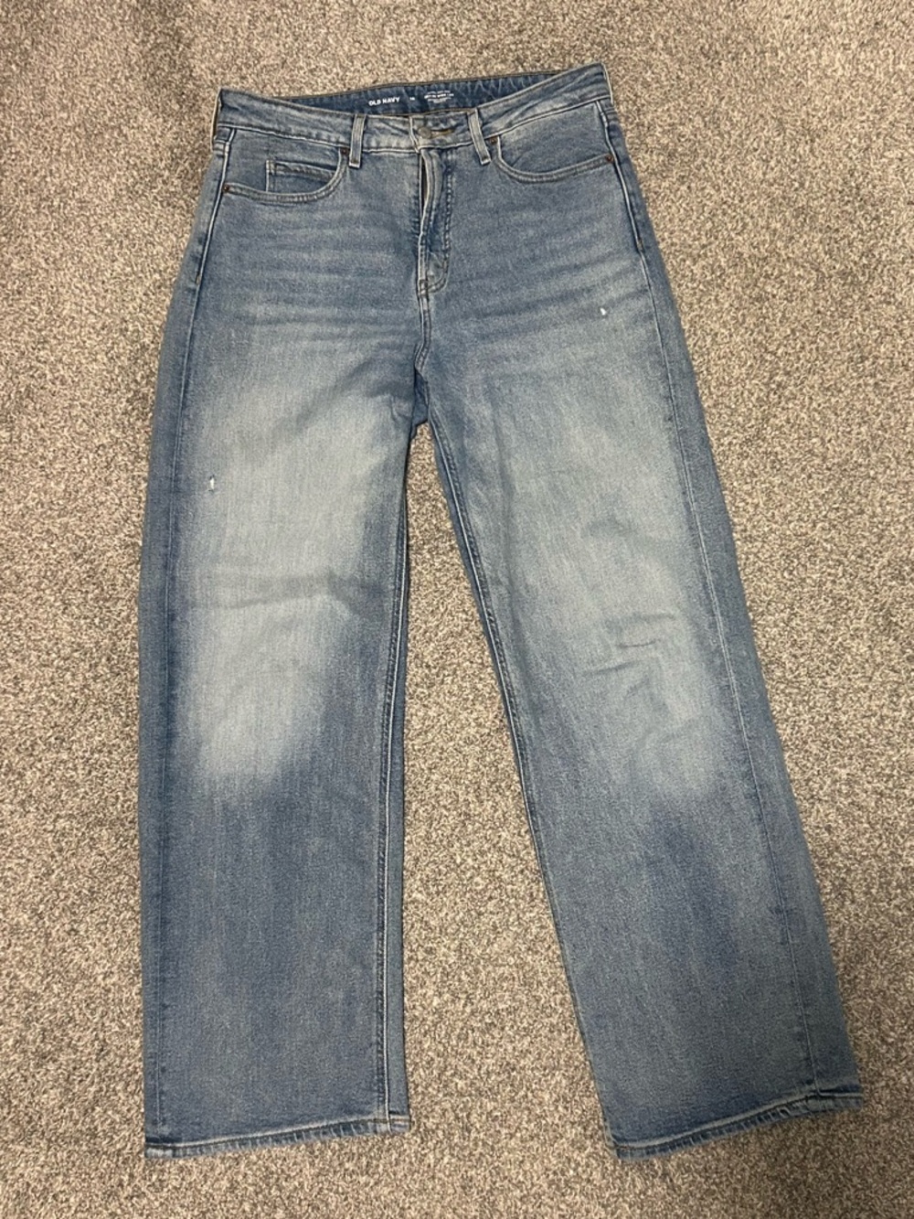 Old Navy Light Blue High Rise and Wide Leg Jeans